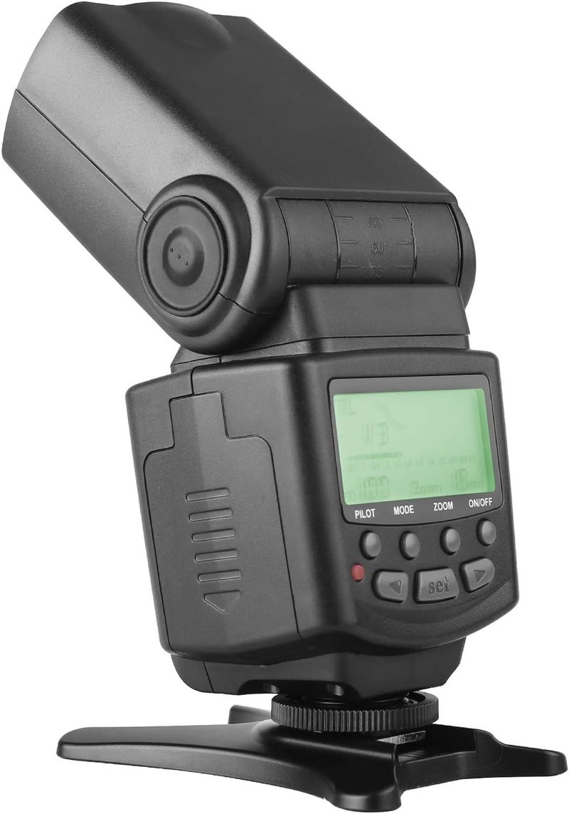 Meke Meike MK430 TTL LCD Flash Speedlite Compatible with Canon DSLR Camera EOS 70D 77D 80D Rebel T7i T6i T6s T6 T5i T5 T4i T3i SL2 and with Standard Hot Shoe Stand - Image 3